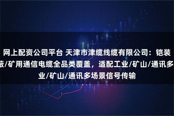 网上配资公司平台 天津市津缆线缆有限公司：铠装音频/双绞屏蔽/矿用通信电缆全品类覆盖，适配工业/矿山/通讯多场景信号传输